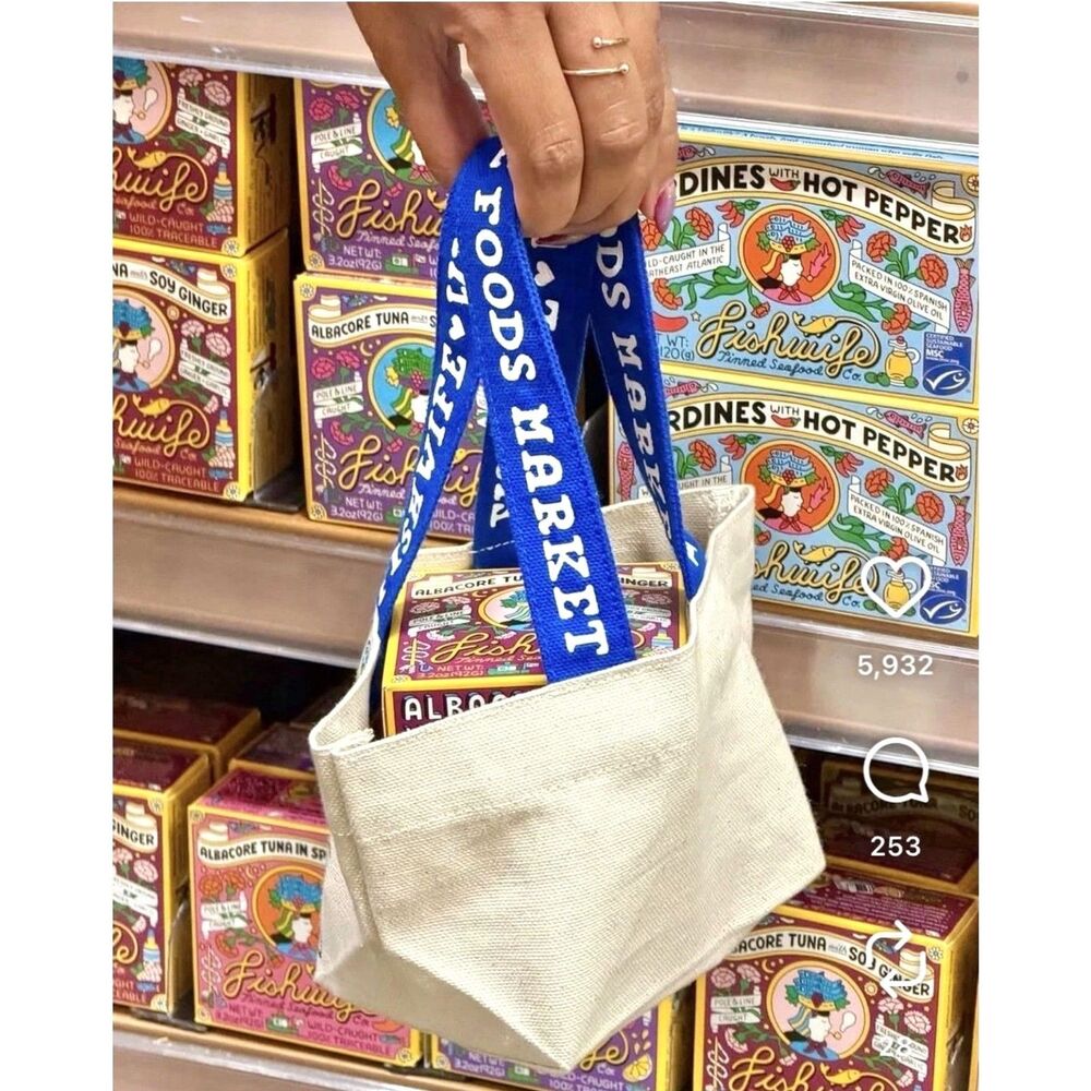 Whole Foods x Fishwife [MICRO] Tote Bag Limited Edition (Micro Size) - Picture 4 of 8